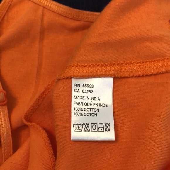 POINT ZERO orange tank top size medium - Picture 8 of 10